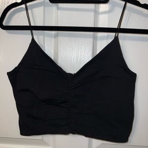 Garage Ruched Cropped Tank